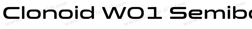 Clonoid W01 Semibold字体转换